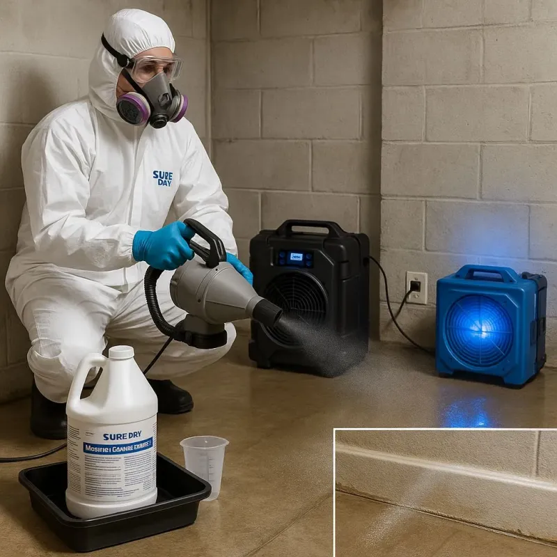 Sanitization and Odor Removal process in Greenbriar, FL